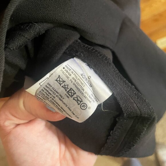 Banana Republic Black Square Neck 3/4 Sleeve Business Casual Sheath Dress Size 0 - Picture 6 of 8